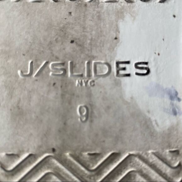 J/SLIDES Leopard Laceless Slip On Flatform Sneaker Size 9 - Picture 9 of 10